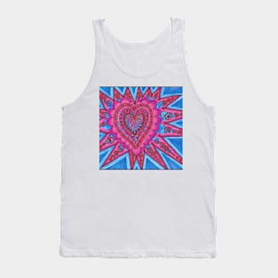 Heartburst Caged Tank Top